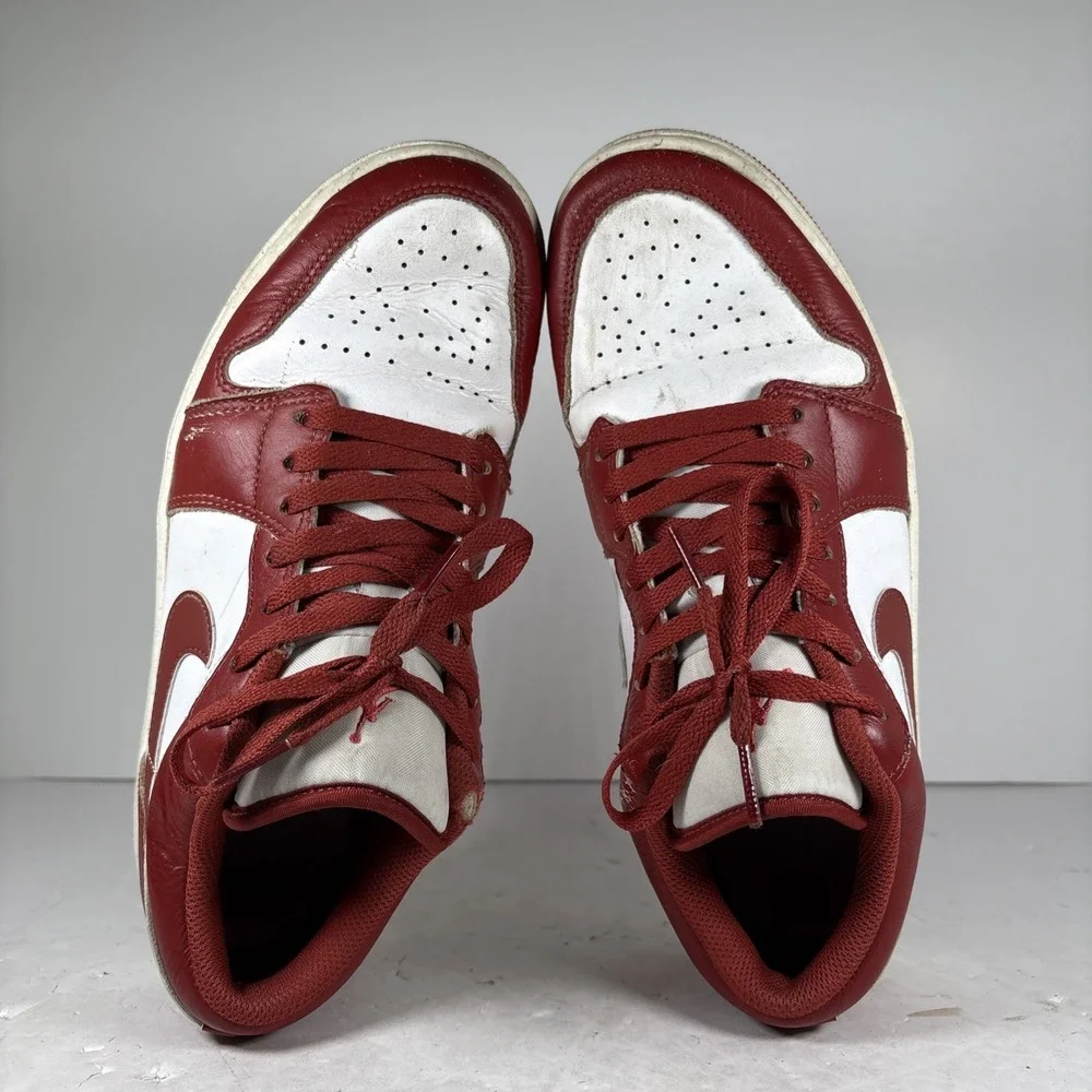 Size 8.5 Nike‎ Air Jordan 1 Low Dune Red Sneakers FJ3459-160